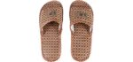 Fenical Unisex Bamboo - Straw Japanese House Slippers