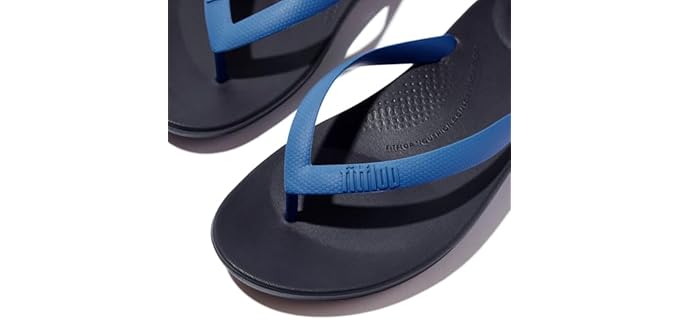 FitFlops Men's Iqushion - Walking Flip-Flops for Sesamoiditis