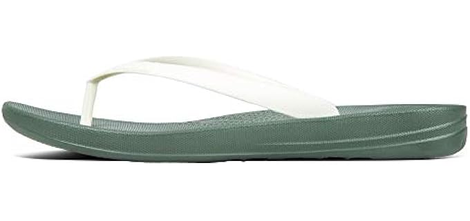 FitFlop Women's Iqushion - Flip Flop Sandals for Supination