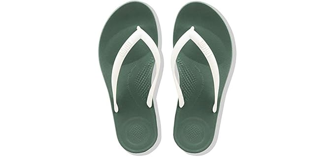 FitFlop Women's Iqushion - Flip Flop Sandals for Supination