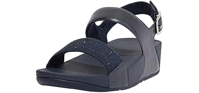 FitFlop Women's Lulu - Wedge Sandals for Walking