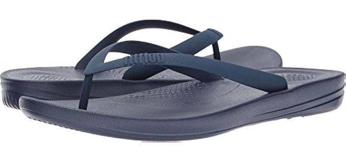 FitFlop Men's Iqushion - Flip Flop Sandals for Teachers