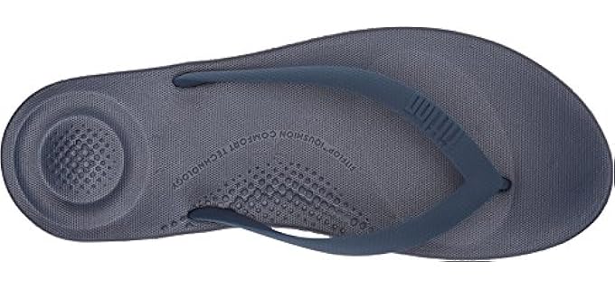 FitFlop Men's Iqushion - Flip Flop Sandals for Teachers
