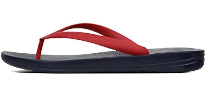 FitFlops Men's Iquishion - Water-Friendly Beach Flip-Flops