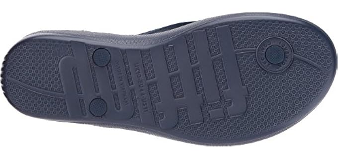 FitFlop Men's Iqushion - Flip Flop Sandals for Teachers