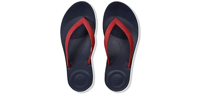 FitFlops Men's Iquishion - Water-Friendly Beach Flip-Flops