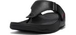 FitFlop Men's Track II Thong - Casual Flip-Flops for Diabetic Feet