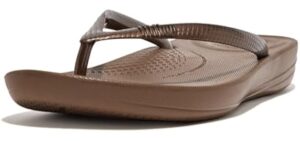 Fitflop Women's Iqushion - Cushioned Flip-Flops for Athlete’s Foot 