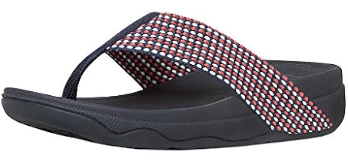 FitFlop Women's Surfa - Walking Flip-Flops for Bunions
