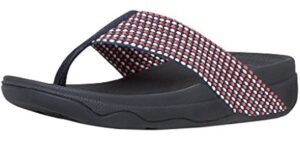 FitFlop Women's Surfer - Morton’s Neuroma & High Arches Supportive Flip-Flops