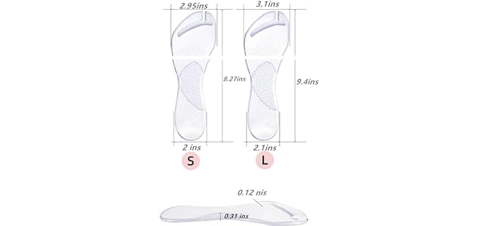 Generic Unisex GEL - Flip Flop Insoles