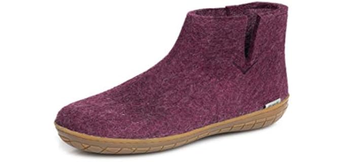 Glerups Women's Wool - Bootie Slippers