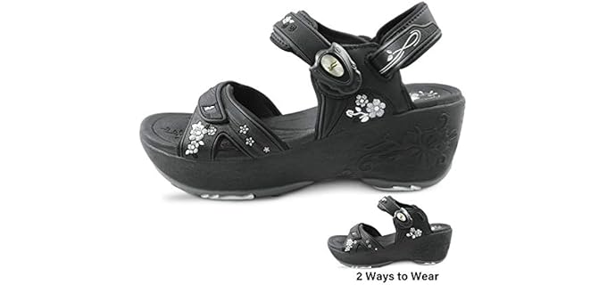 Gold Pigeon Women's Comfort Flip Flop - Platform Sandals