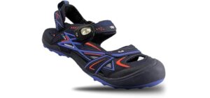 Gold Pigeon Shoes Unisex Easy Snap - Toe Guard Sandal for Cycling