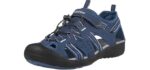 Grition Men's Closed Toe - Walking Outdoor Wear Sandals