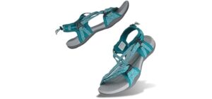 Grition Women's Summer Beach - Athletic Hiking and Walking Sandals