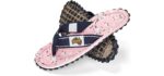 Gumbies Unisex Islander - Canvas Flip-Flops