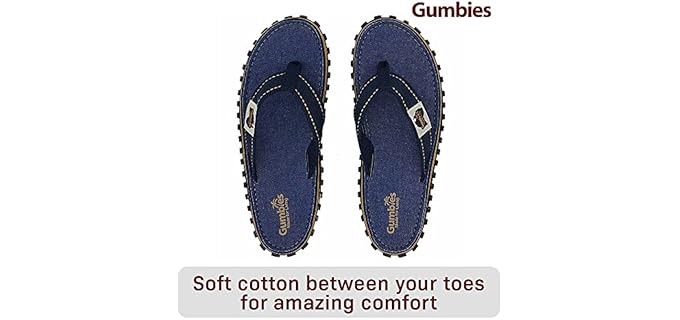 Gumbies Unisex Islander - Canvas Flip-Flops