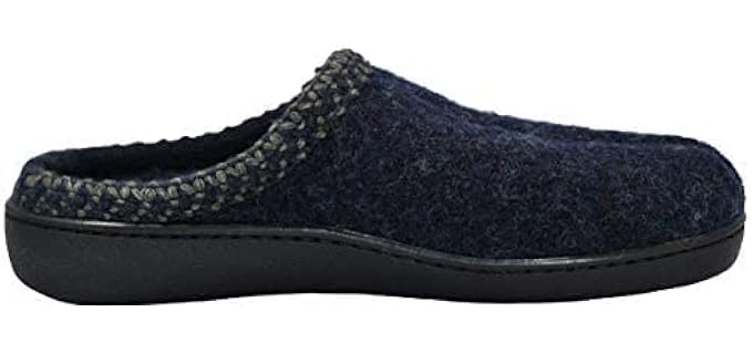 Haflinger Men's AT - Slippers with Arch Support