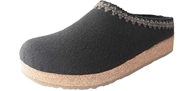 Haflinger Men's ZigZag - Cork Slippers