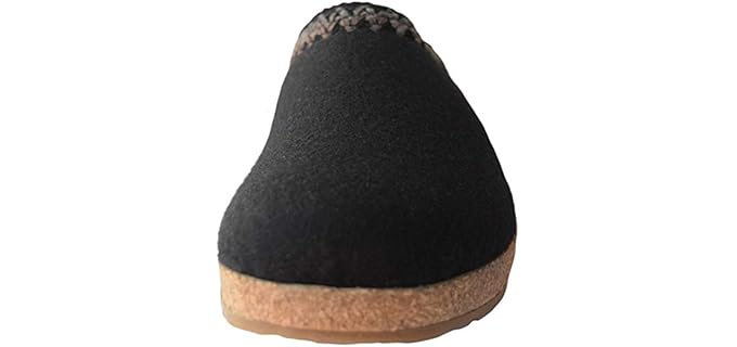 Haflinger Men's ZigZag - Cork Slippers