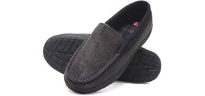 Hanes Men's Moccasin - Memory Foam Slippers