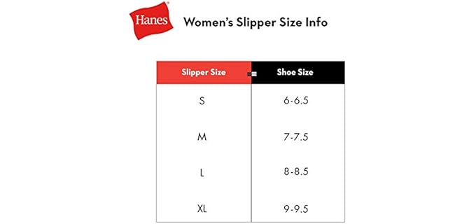 Hanes Women's Slip On - Memory Foam Slippers