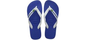 Havaianas Men's Brazil - Beach Flip-Flops for Athlete’s Foot