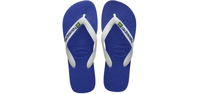 Havaianas Men's Brazil - Beach Flip-Flops for Athlete’s Foot