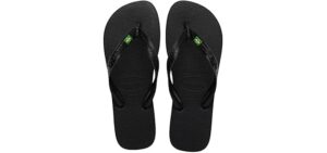 Havaianas Men's Brazil - Beach Flip Flops for Narrow Feet