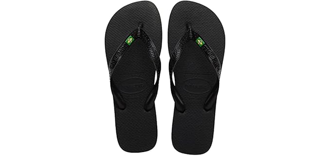 Havaianas Men's Brazil - Beach Flip Flops for Narrow Feet