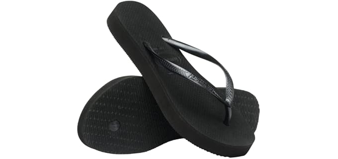 Havaianas Women's Slip On - Flip Flops with a Platform