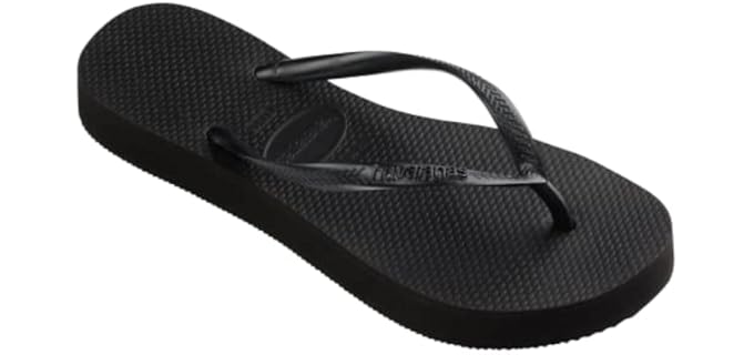 Havaianas Women's Slip On - Flip Flops with a Platform