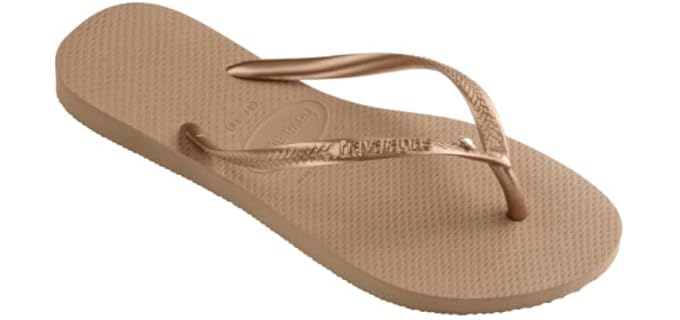 Havaianas Women's Slim Crystal - Zero Drop Flip-Flops