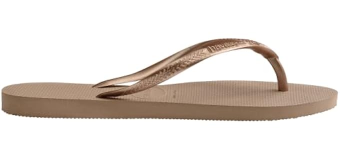 Havaianas Women's Slim Crystal - Zero Drop Flip-Flops