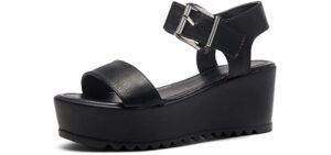 Herstyle Women's Carita - Platform Wedge Sandal