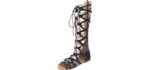 Hiriri Women's Lace Up - Long Gladiator Sandal