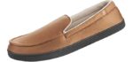 Isotoner Men's Moccasin - Slippers for Foot Support