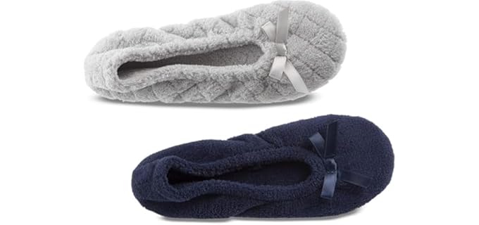 Isotoner Women's Quilted - Ballet Slippers 