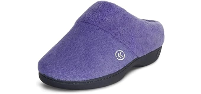 Isotoner Women's Microterry - Slippers with Arch Support