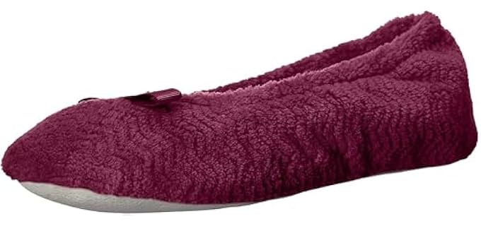 Isotoner Women's Chevron - Ballet Slippers 
