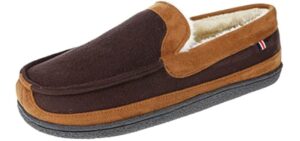 Izod Men's Classic - Memory Foam Slippers