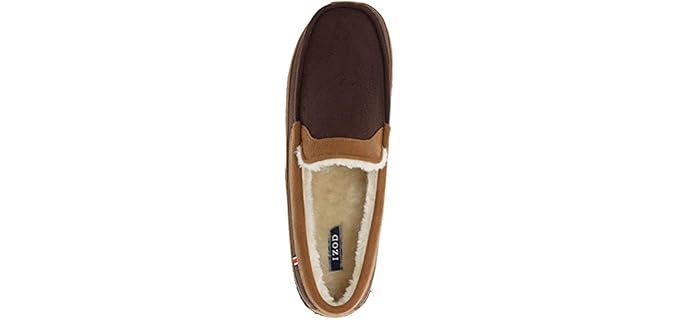 Izod Men's Classic - Memory Foam Slippers