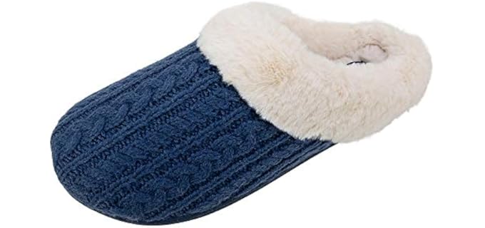 Izod Women's Classic - Memory Foam Slippers