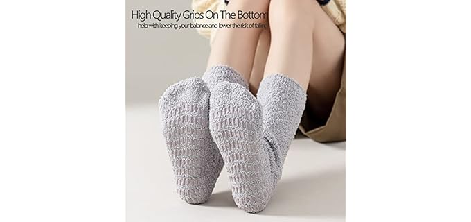 Jormatt Men's Three Pairs - Knit Slipper Socks