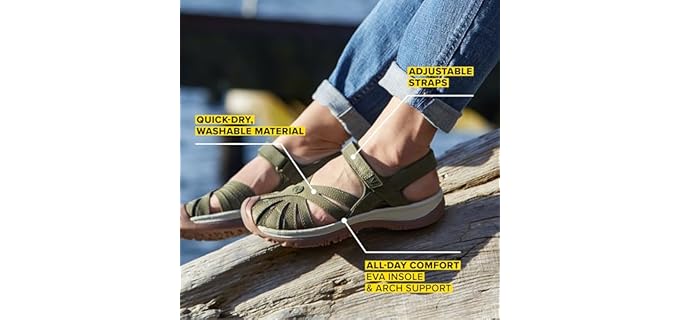 Keen Women's Rose - Cruise Ship Sporty Sandal