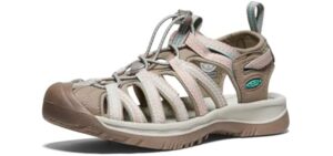 Keen Women's Whisper - Plantar Fasciitis Sandal