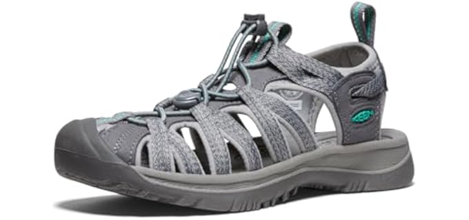 Keen Women's Whisper - Closed Toe Sandal for Bunions
