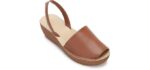 Kenneth Cole reaction Women's Fine Glass - Peep Toe Sandals for Long Toes