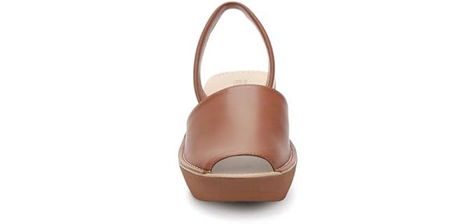 Kenneth Cole reaction Women's Fine Glass - Peep Toe Sandals for Long Toes